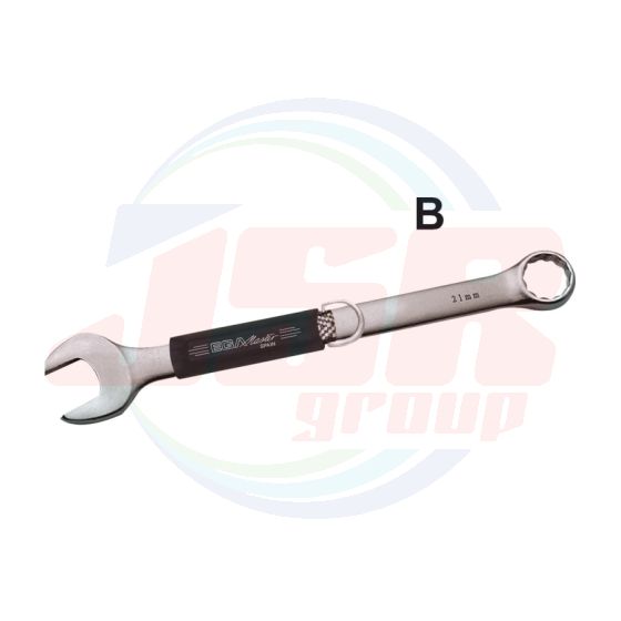 MM - COMBINATION WRENCH MIRROR POLISHED CHROME PLATING DIN 3113 ANTIDROP ACO ANTIDROP TOOLS | EGA MASTER