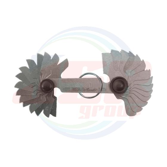 AD655717 | Thread pitch gauge 24 blades antidrop aco ANTIDROP TOOLS | EGA MASTER