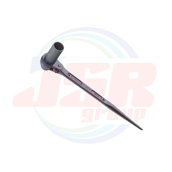 DOUBLE-SIZE RATCHET WRENCH WITH SHORT AND LONG SOCKET | TOP