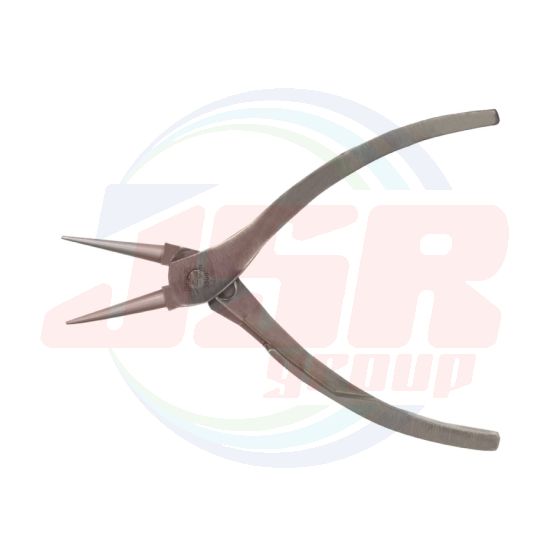 38083 | ROUND NOSE PLIER mini INOX 130mm | EGA MASTER
