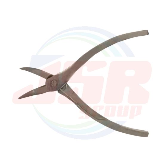 38085 | BENT NOSE PLIER mini INOX 130mm | EGA MASTER