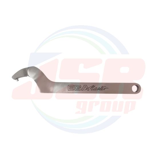39058 | ADJUSTABLE HOOK SPANNER WITH PIN INOX 160mm - SPECIAL WRENCHES | EGA MASTER