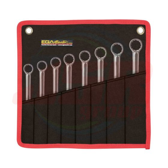 38217 | Set o 8 combination wrenches 5/16" - 5/8" INOX | EGA MASTER