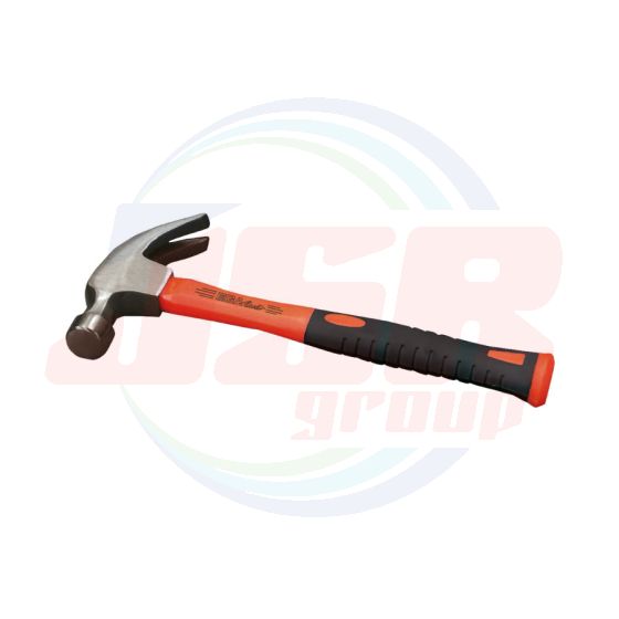 38913 | Claw hammer fiberglass handle inox 550 gr | EGA MASTER