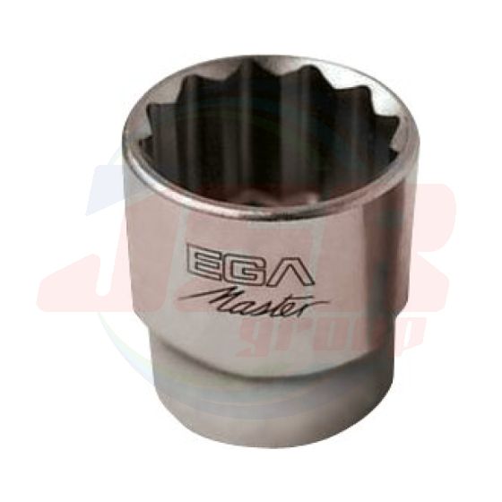 38414 | INCH - 12 PT STANDARD INOX 25mm - 1/4" SOCKET WRENCHES | EGA MASTER