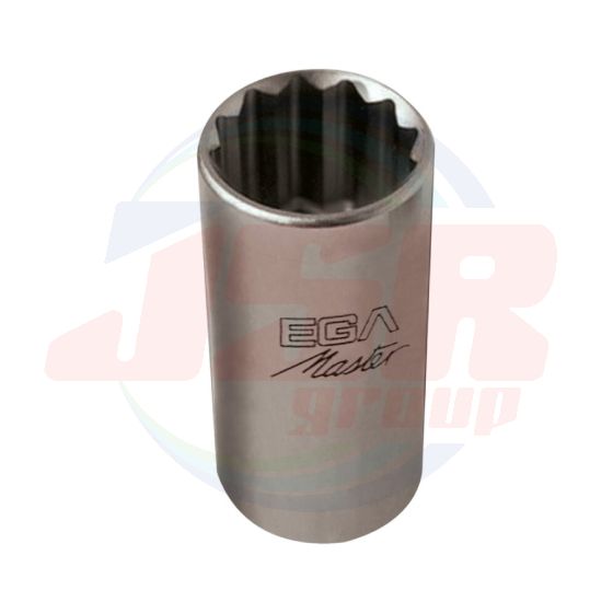 38433 | INCH - 12 PT LONG PATTERN INOX 50mm - 1/4" SOCKET WRENCHES | EGA MASTER