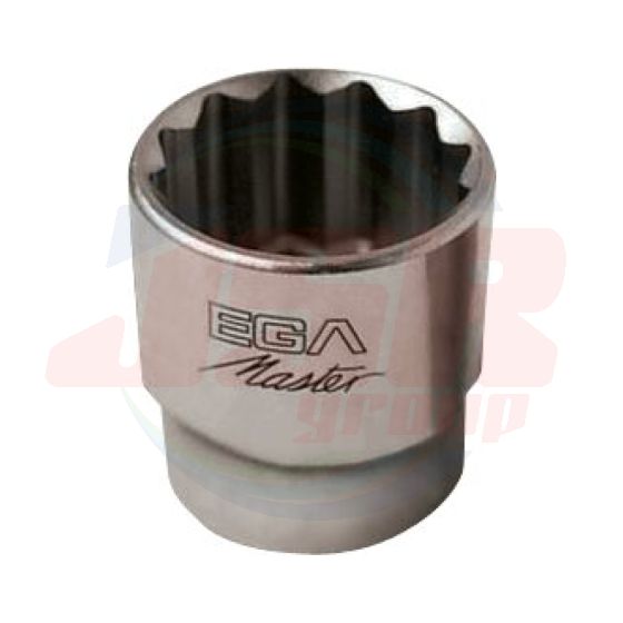 38458 | INCH - 12 PT STANDARD INOX 28mm - 3/8"SOCKET WRENCHES | EGA MASTER