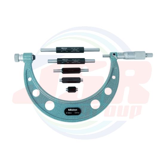 104-135A | Outside Micrometers SERIES 104 — with Interchangeable Anvils | MITUTOYO