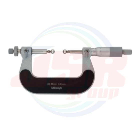 124-174 | Gear Tooth Micrometers SERIES 124 — Interchangeable Ball Anvil/Spindle Tip Type | MITUTOYO
