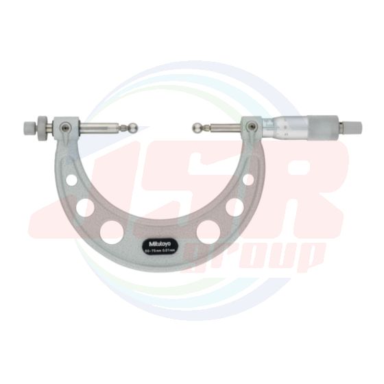 124-175 | Gear Tooth Micrometers SERIES 124 — Interchangeable Ball Anvil/Spindle Tip Type | MITUTOYO