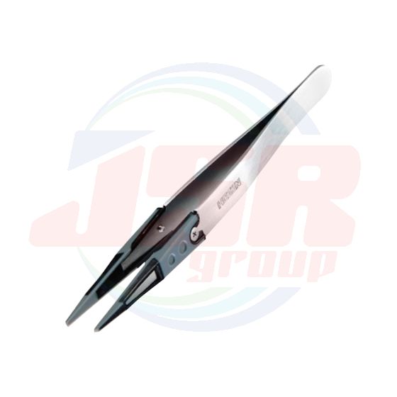 P-640-J | ESD ELASTOMER TIP TWEEZERS | HOZAN
