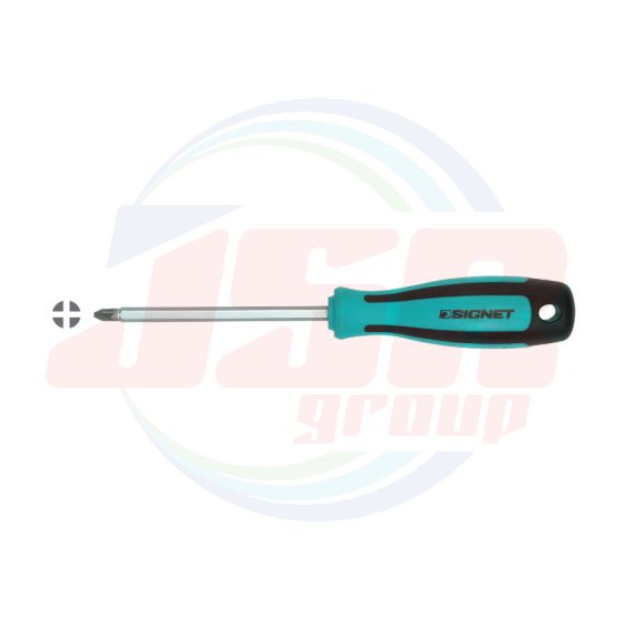52444 | PHILLIPS HEX BLAD TWO-TONE SCREWDRIVER | SIGNET