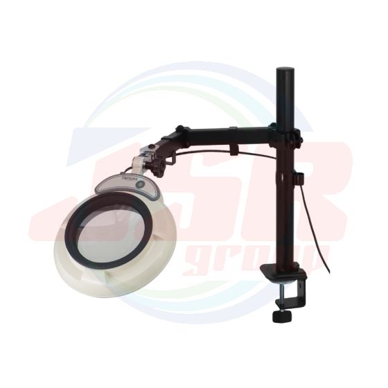 SKKL-SA | LED Illuminated Magnifier - Swing arm type (clamp mounted) - SKKL Series | OTSUKA