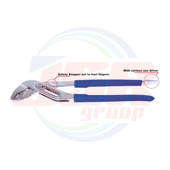 THREE-PLY WATER PUMP PLIERS (With slotted screwdriver) | TOP