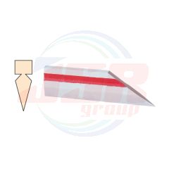 STRAIGHT EDGE WITH KNUFE SHAPED EDGE - OS-133 | OHNISHI (O.S.S)