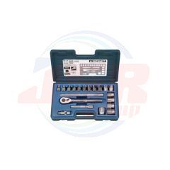 13720 | 1/2” 20PCS MM SOCKET SET (W/13594) B/M CASE B (MODIFY CASE2002) | SIGNET