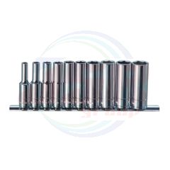 11431V | 1/4” 10PC 6PT DEEP SOCKET SET| SIGNET
