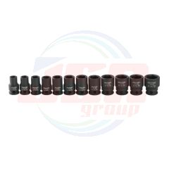 22193 | 3/8” 12 PC MM IMPACT SET (8-19 MM.) | SIGNET