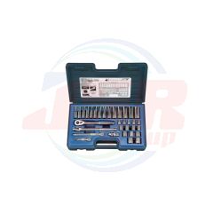 12733 | 3/8” 33 PCS MM SOCKET SET W/12594 IN BLOW MOLD CASE | SIGNET