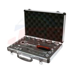 55601 | SOCKET SET 1/2” - 21 PCS. | EGA MASTER
