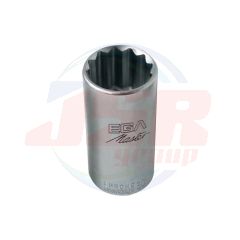 DEEP SOCKET WRENCH 1/4” MM 12 PT | EGA MASTER