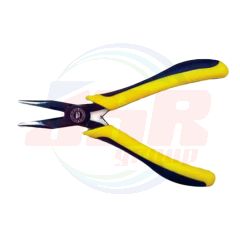 62526 | LONG NOSE ELECTRICIAN PLIER BLACK CHORME PLATING BIMAT | EGA MASTER