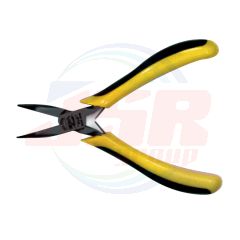 62527 | BENT NOSE ELECTRICIAN PLIER BLACK CHROME PLATING BIMAT | EGA MASTER