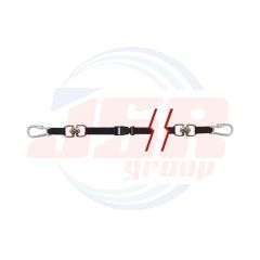 66116 | Carabiner lanyard with swivel without clip ANTIDROP TOOLS 700mm| EGA MASTER