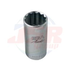 DEEP SOCKET WRENCH 1/4” INCH 12 PT | EGA MASTER