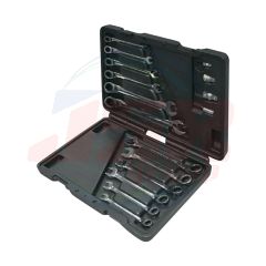 69871 | REVERSIBLE MASTERGEAR COMBINATION RATCHET SET (MM) | EGA MASTER
