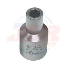 INCH - SOCKET WRENCH 1/4" STANDARD 6 EDGES NON-MAGNETIC TITANIUM| EGA MASTER