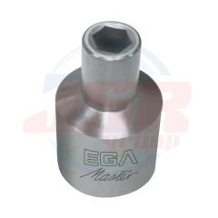 INCH - SOCKET WRENCH 1/2" STANDARD 6 EDGES NON-MAGNETIC TITANIUM | EGA MASTER