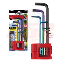 8909BP | No.8909BP “RAINBALL” L-WRENCHES 9PC. SET | VESSEL