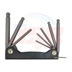 36282 | 8 PC FOLDING BALL POINT HEX KEY SET | SIGNET