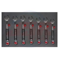 AD500227 | Tray set of combination wrenches antidrop ANTIDROP TOOLS | EGA MASTER