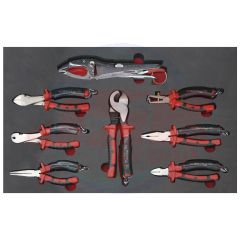 AD500257 | Tray set of pliers antidrop ANTIDROP TOOLS | EGA MASTER