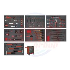 AD500377 | Antidrop tools sets 58 pieces inches ref. 50020, 50041, 50025, 50042 ANTIDROP TOOLS | EGA MASTER