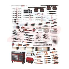AD549127 | TOOLKIT UPSTREAM OIL INDUSTRY SET ELECTRICAL 204 PCS ANTIDROP TOOLS | EGA MASTER