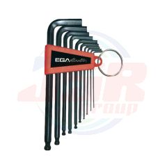  Set 10 ballpoint hexagonal keys long serie ega antidrop aco ANTIDROP TOOLS | EGA MASTER