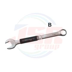 MM - COMBINATION WRENCH MIRROR POLISHED CHROME PLATING DIN 3113 ANTIDROP ACO ANTIDROP TOOLS | EGA MASTER