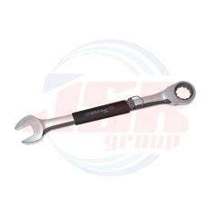 MM - COMBINATION RATCHET WRENCH MASTERGEAR MIRROR POLISHED CHROME PLATING DIN 1711 ANTI DROP ACO ANTIDROP TOOLS | EGA MASTER
