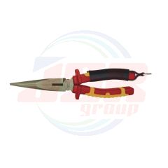 LONG NOSE PLIER MASTERCUT TITACROM® BIMAT 1000 V ANTIDROP ACO ANTIDROP TOOLS | EGA MASTER