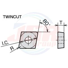 SHO-WT | <BORING SYSTEM> INSERT for TWINCUT | SHOWA TOOL