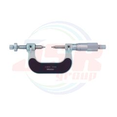 SERIES 124 | Gear Tooth Micrometers — Interchangeable Ball Anvil/Spindle Tip Type | MITUTOYO