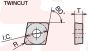 SHO-WT | <BORING SYSTEM> INSERT for TWINCUT | SHOWA TOOL