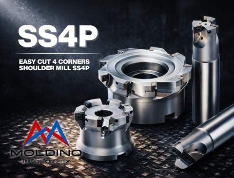 MOLDINO - SS4P : Easy Cut 4 Corners Shoulder Mill SS4P | JSR GROUP