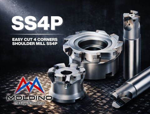 MOLDINO - SS4P : Easy Cut 4 Corners Shoulder Mill SS4P | JSR GROUP