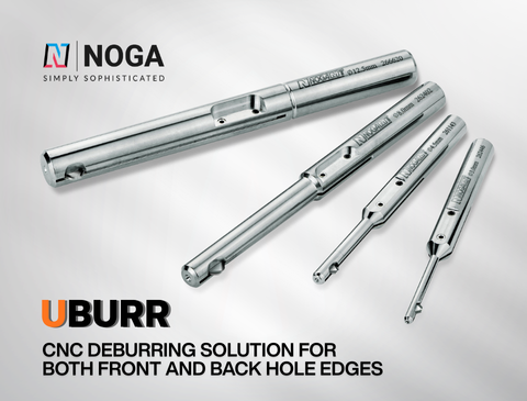 NOGA - UBURR® : โซลูชันลบคมด้วย CNC สำหรับขอบรูทั้งด้านหน้าและด้านหลัง| JSR GROUP