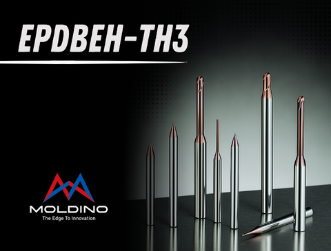 MOLDINO - ดอกเอ็นมิลสำหรับกัดเหล็กแข็ง 60 HRC รุ่น EPDBEH-TH3 | JSR GROUP