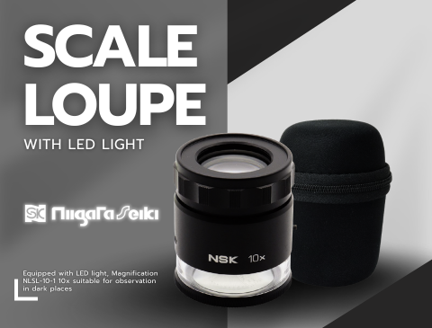 SK Niigata Seiki - SCALE LOUPE WITH LED LIGHT | JSR GROUP